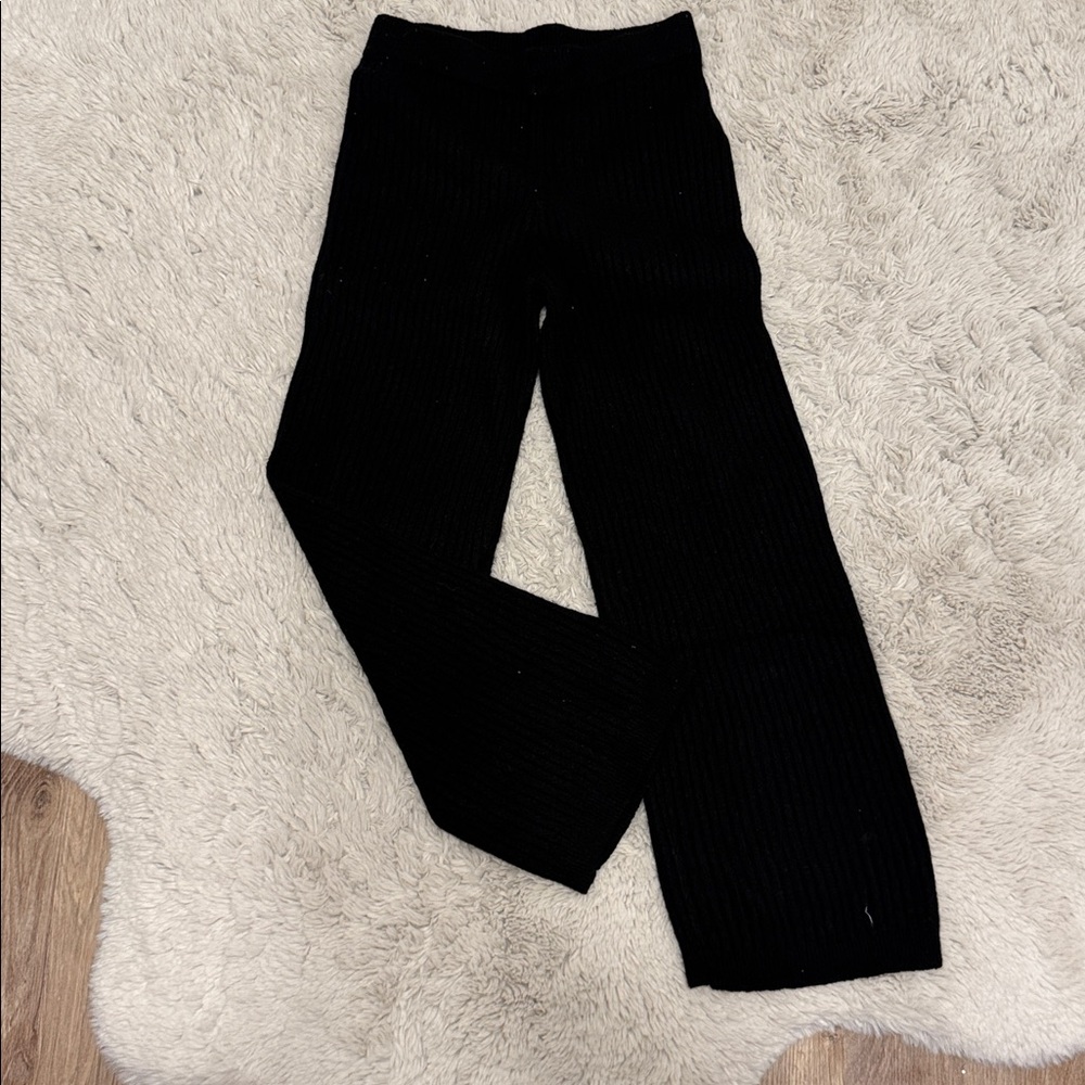 H&M Chunky Knit Wide Leg Pants